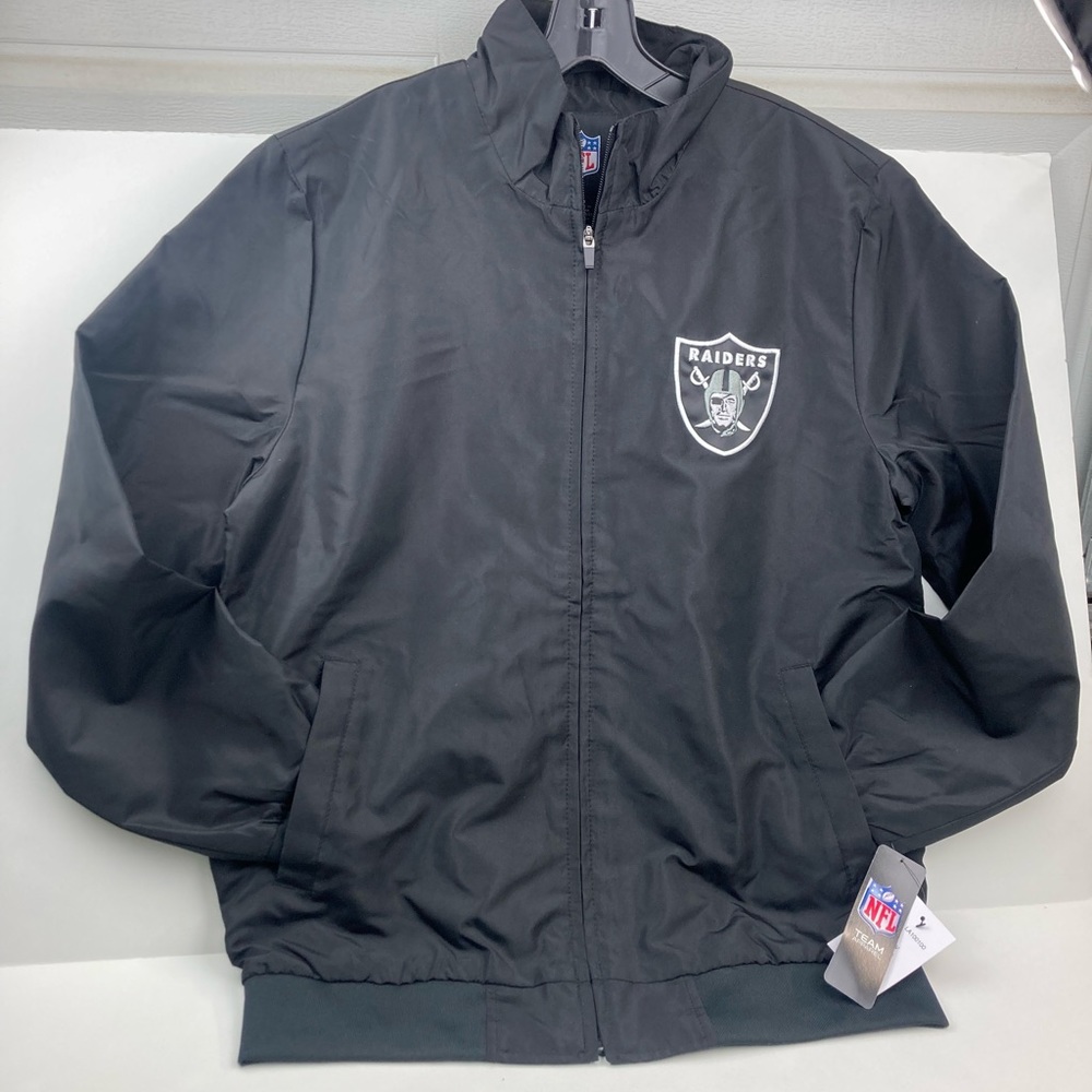 NFL Las Vegas Raiders Full-Zip Light Weigh Jacket black M